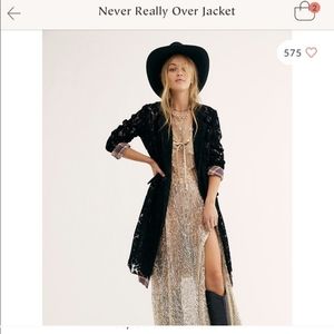 Free People Never Really Over Lace Plaid Jacket M EUC